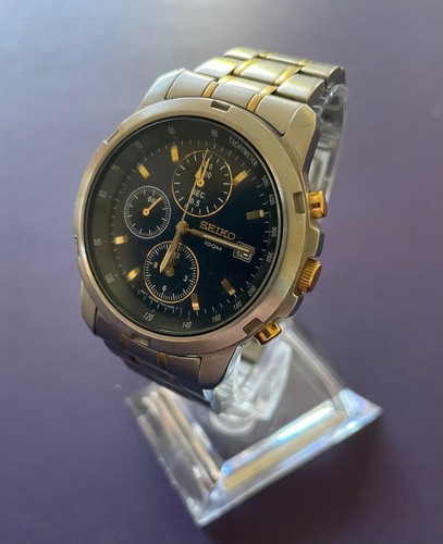 Seiko quartz chronograph - quartz,