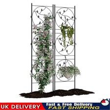 Set of 2 Metal Garden Trellis