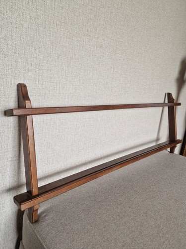 Vintage wooden plate rack - vintage,