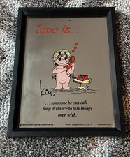 vintage "Love is..." mirror
