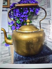 Lovely Quality Antique 19th Century Brass  Kettle C 1820 (9.5inch)