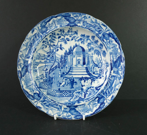 Antique staffordshire blue and - antique,