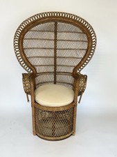 Large Cane Chair Wicker