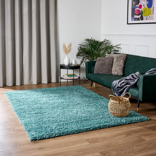 Duck egg blue - shaggy, 5cm