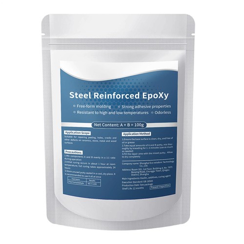 Steel reinforced epoxy putty - steel,