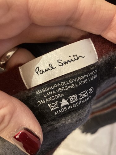 Paul smith wool angora scarf - wool,
