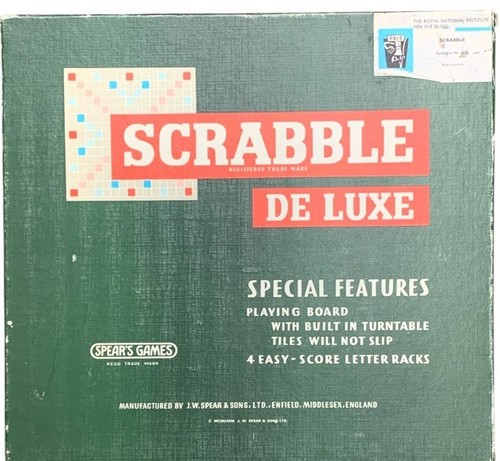 Vintage scrabble deluxe - vintage,