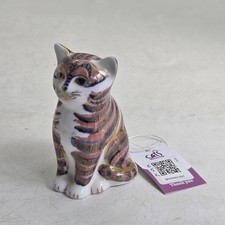 Royal Crown Derby Sitting Cat