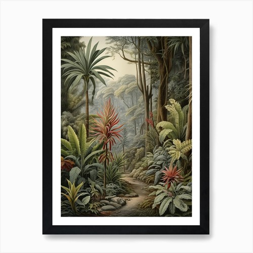 Vintage jungle botanical - jungle,