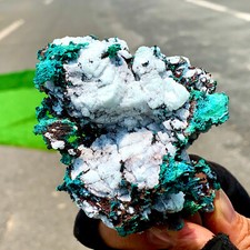 210G Natural copper mine+malachite Primitive mineral specimen Gemstone Rare