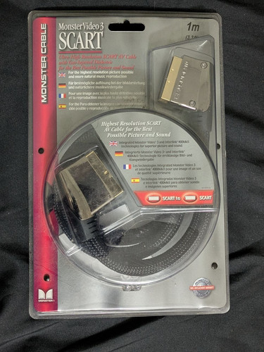 Monster cable video - cable, scart