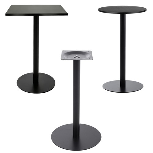 Pedestal steel table leg - steel,