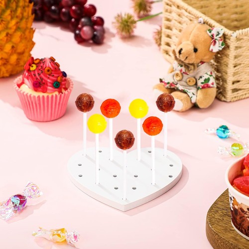 4pcs holes cake - 4pcs, stand