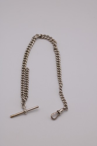 Antique silver albert watch - antique,
