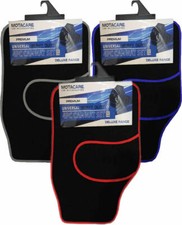 4 Piece Deluxe Universal Car Van Mats Mat Set Carpet Non Slip Front Rear 4PC