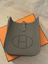 Hermes Mini Evelyne Etoupe