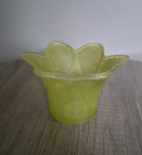Vintage green frosted glass - green,