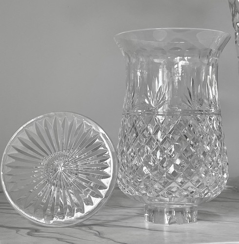 Stuart crystal hurricane lamp - stuart, lamp/