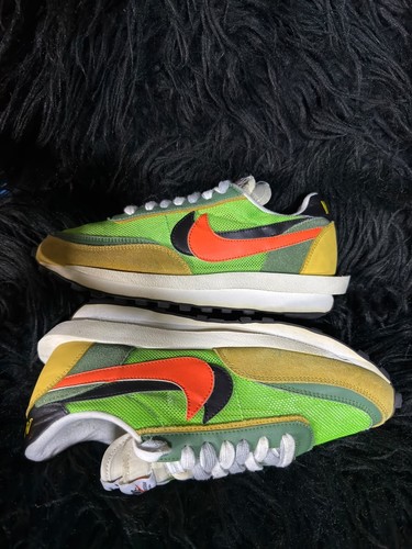 Nike waffle sacai green - nike,