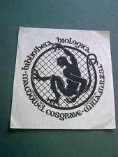 Bookplate Macdowel Cosgrave Bibliotheca Biologica Hedley Atkinson 1919 Ireland