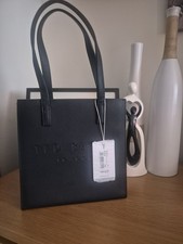TED BAKER shopper small   genuine icon bag tote BLACK genuine  New with tags.