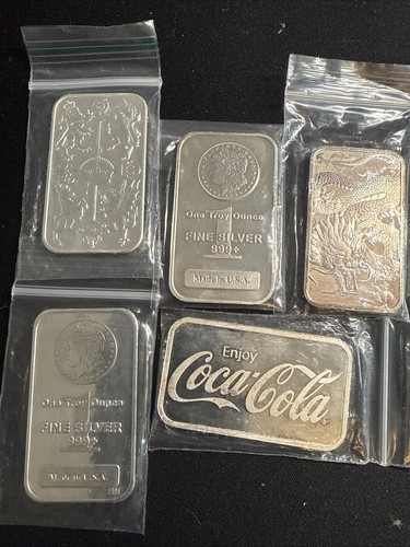 999 fine silver 1oz bars - 999,