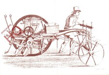Picture Postcard::Victorian Farming, Garrett & Son's Suffolk Corn Drill
