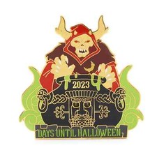 Disney Pins Horned King Halloween Countdown Jumbo Pin Limited Release - SEALED