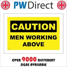 SIGN Caution Men Working Above