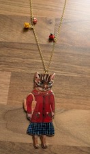 Les Nereides N2 Nathalie Lete Cat  Necklace