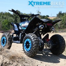 NEW 2025 XTM Monster 50cc Petrol Kids Mini Quad Bike 2-Stroke Blue XTREME BIKES