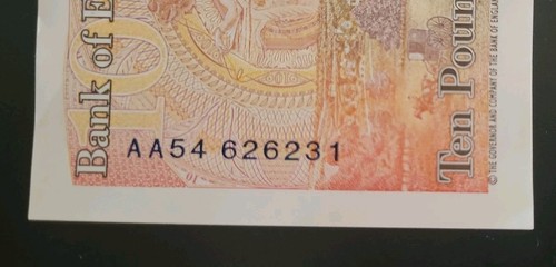 Aa54 ten pound - c, £10
