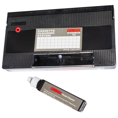 Vhs video head cleaner - vhs,