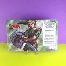 Zelda Twilight Princess Wii Nintendo VIP Points Unscratched Card Unused 