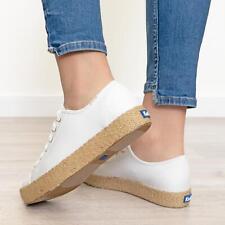 Cotton White Trainers Keds