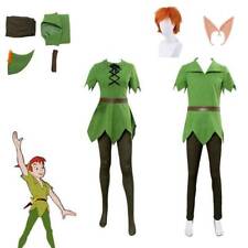 Peter Pan Cosplay Costume Unisex Adult Jumpsuit Hat Belt Suit Halloween ComicCon