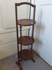 Vintage Wooden Three Tier