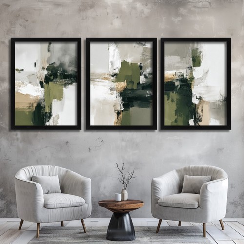 Neutral wall art - art, set