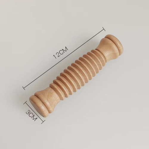 1pc wooden foot massager - wooden, massager-foot
