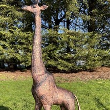 Cast Aluminium Copper Giraffe