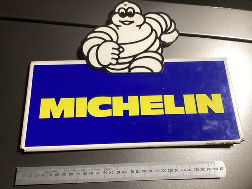Vintage michelin sign tin and - michelin,