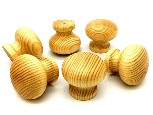 Pine knobs 47mm deluxe wooden - deluxe,