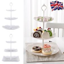 3 Tier Cake Stand Afternoon Tea Wedding Party Plates Tableware Embossed Tray Y