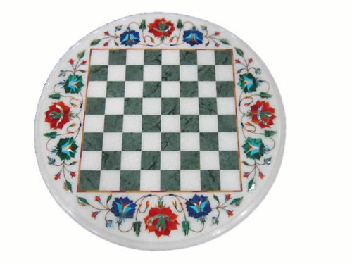 Marble chess table top - marble,