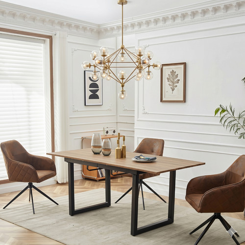 Walnut extendable 140 180cm - walnut, 140-180cm