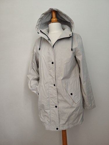 Light grey hooded coated - light, pu