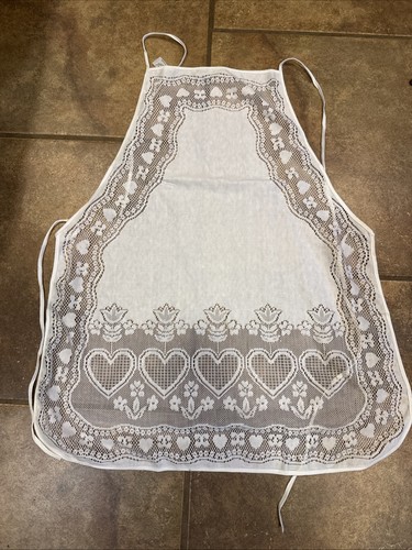 Vintage apron lace midi - vintage,