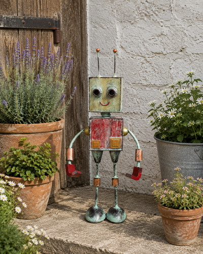 Metal robot cosmo - robot, “cosmo”