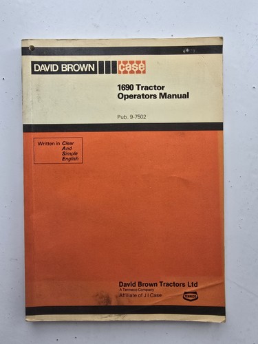 David brown case 1690 tractor - david,