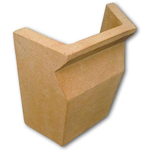 Clay fireback lintel - clay, &